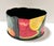 Traditional Vintage Toleware Cachepot Planter – Hand Painted Fruit Motif Folk Art Planter For Sale - Image 3 of 9
