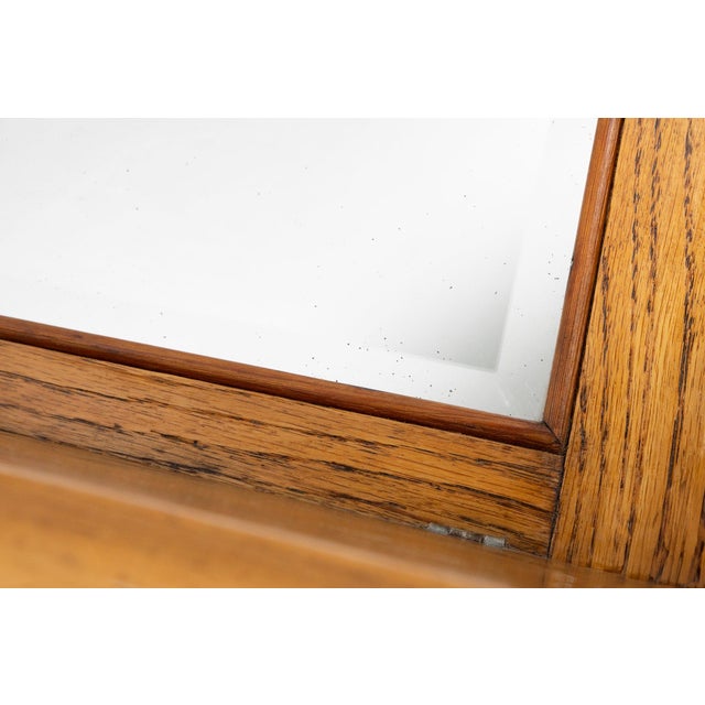 Wood French Wooden Shaving Cabinet with Mirror, 1890s For Sale - Image 7 of 12