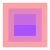Printmaking Materials Pastel Geometric Print Set of 4 Barbiecore - 36" X 36" For Sale - Image 7 of 8