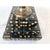 Brown Vintage Hollywood Regency Dice and Gilt Metal Palm Tree Candlestick Table Lamp For Sale - Image 8 of 9