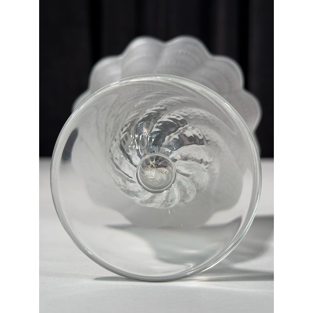 Art Deco Lalique France Lucie Vase For Sale - Image 3 of 4