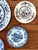 Johnson Brothers Mid 20th Century Blue and White Wall Plate Grouping / Collection - Set of 9 For Sale - Image 4 of 12