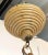 Wood Pendant Light in Straw & Bamboo, 1970s For Sale - Image 7 of 9