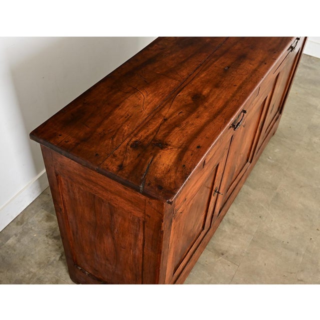 French 19th Century Solid Walnut Enfilade For Sale - Image 10 of 16