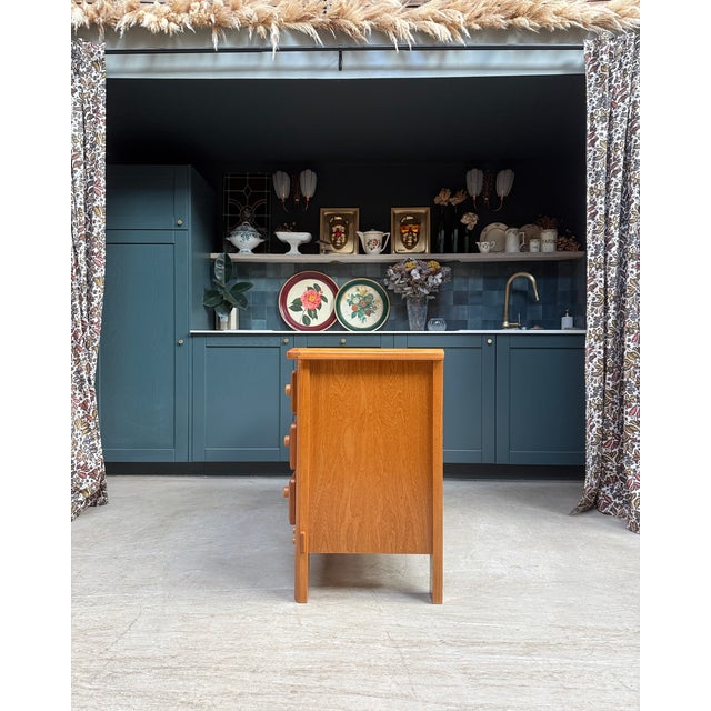 Large Vintage Chest of Drawers in Elm, 1970s For Sale - Image 13 of 18