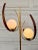 Mid Century Crescent Globes Floor Lamp For Sale - Image 4 of 10