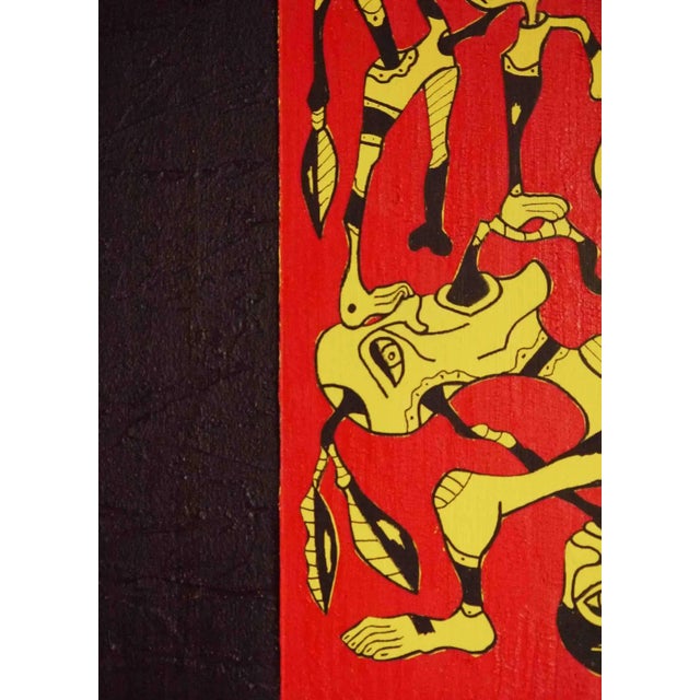 KEJ, Anthropophages III, 2020, Oil on Canvas For Sale - Image 3 of 4