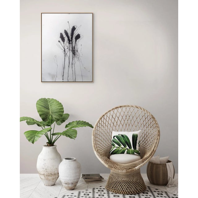 Charcoal & Oilstick on paper. Edition: Unique, Unframed. Critics have connected Baribeau to a range of aesthetic...