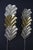 Gold and White Murano Glass Leaf Sconces in the style of Barovier, 1990s, Set of 2 For Sale - Image 12 of 15