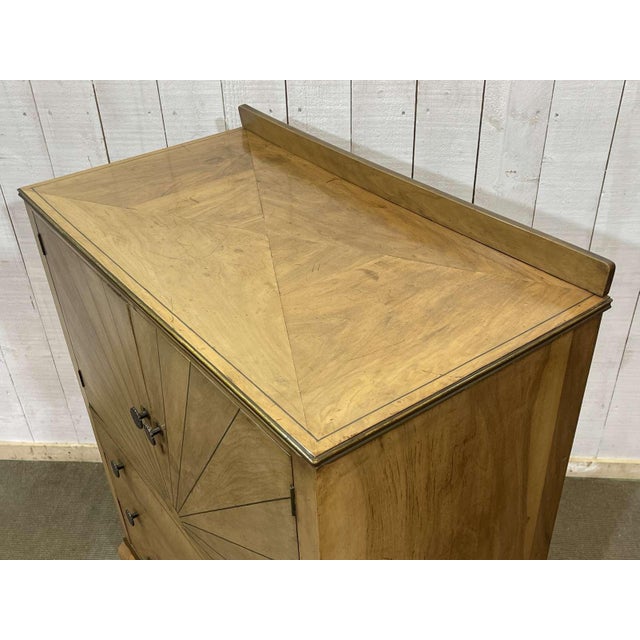 Wood English Art Deco Walnut Sideboard, 1930s For Sale - Image 7 of 18