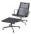 Charles & Ray Eames for Vitra Eames Aluminium Group Mesh Lounge Chair + Ottoman For Sale