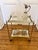 Gold Hollywood Regency Bar Cart in Brass, 1950s For Sale - Image 8 of 8