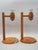 Beautiful lamps in natural materials that give a warm feeling to the home. a nice vintage pair of solid pinelamps by ikea...