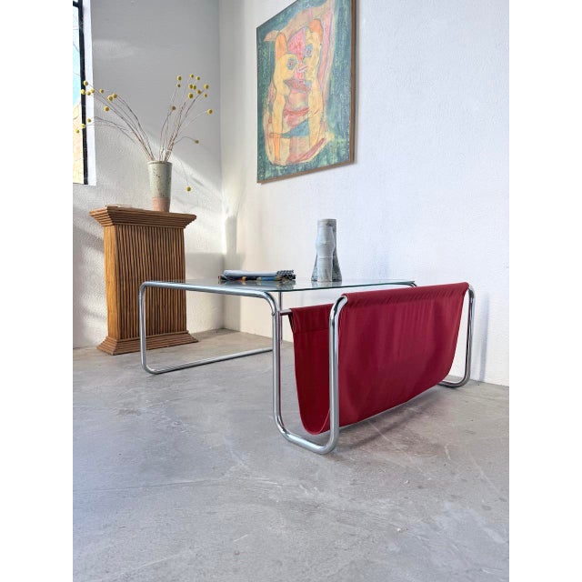 Bauhaus Modernist Tubular Coffee Table, 1970s For Sale - Image 11 of 18