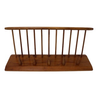 Midcentury Modern Wooden Wall Coat Rack from Uluv, 1960s For Sale