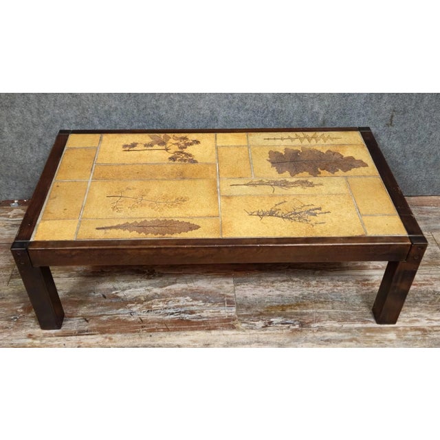 Vintage Herbarium Coffee Table, 1940s For Sale - Image 6 of 7