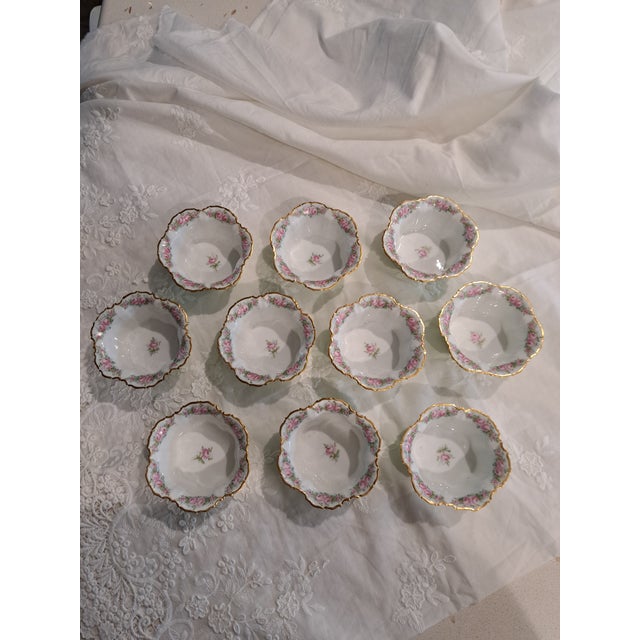Victorian Antique Dessert Cups and Saucers - Set of 20 For Sale - Image 3 of 17