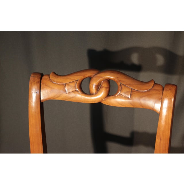 Cherrywood Chairs, Set of 12 For Sale - Image 4 of 5
