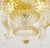 Contemporary Murano Crystal Gold Ceiling Lamp by AZ Home For Sale - Image 3 of 4