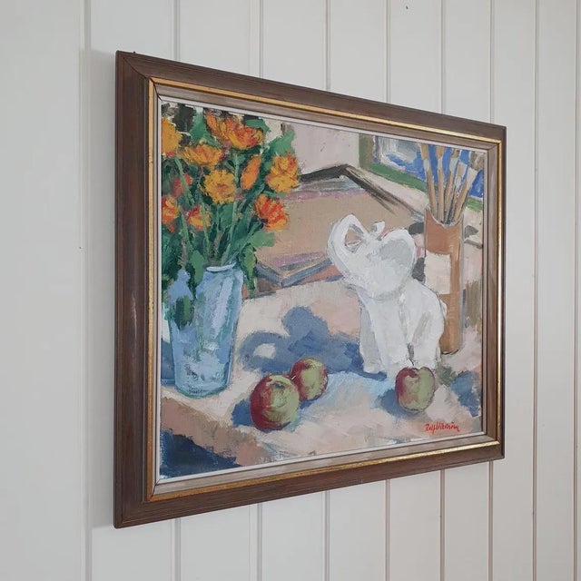Rolf Wikström, White Elephant, 1970s, Oil on Canvas For Sale - Image 9 of 18