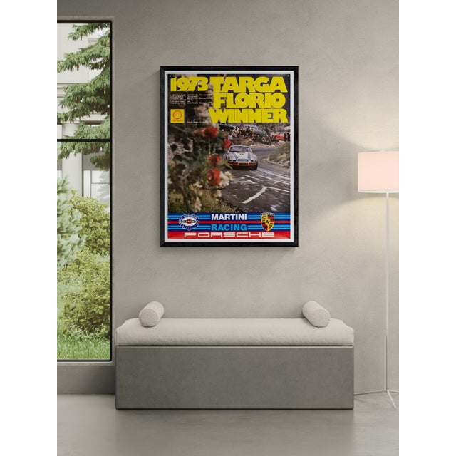 Targa Florio Winner – 1973 – Original Vintage Porsche Poster by Atelier Strenger – Vintage – 102x76 cm This original 1973...