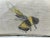 16" Square Decorative Toss Pillow Embellished With a Playful Cloud of Buzzing Bumble Bees - Made in the U K For Sale In Dallas - Image 6 of 12
