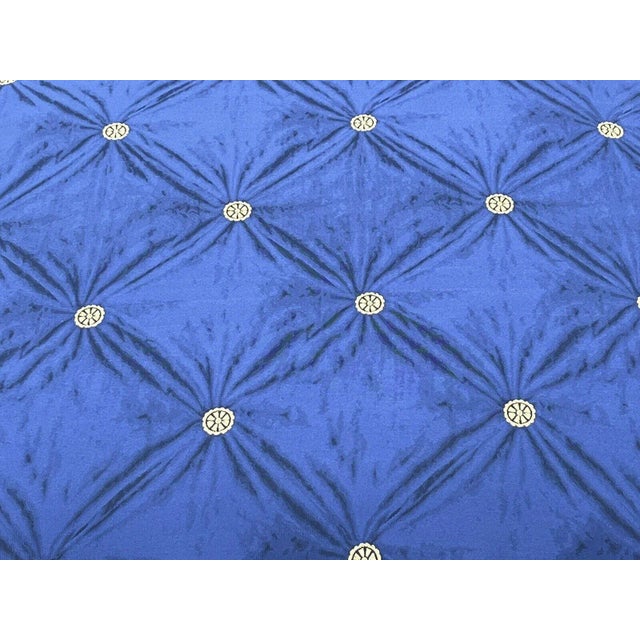 Country House Stool in Carved Frame For Sale - Image 9 of 12