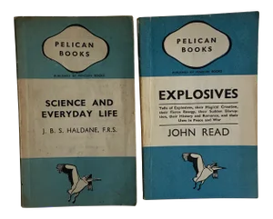 1941 Pelican Science and Explosives Books - Set of 2