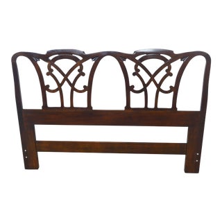 Henredon Mahogany Queen Size Bed Headboard For Sale