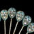 Antique Russian Silver Enamel Cloisonne Spoons by Dmitrii Nikolaevich Nikolaev, 1900s, Set of 6 For Sale - Image 9 of 18