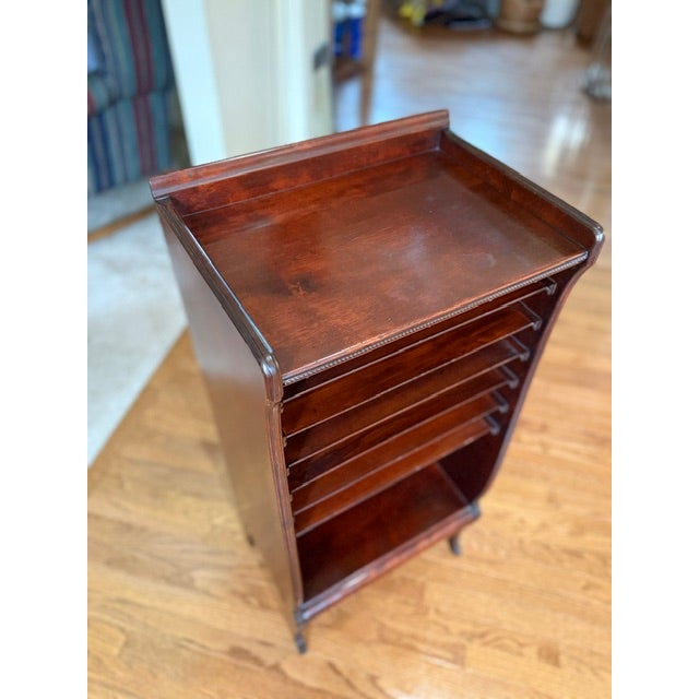 Wood 1900-1909 Victorian Sheet Music Cabinet For Sale - Image 7 of 8