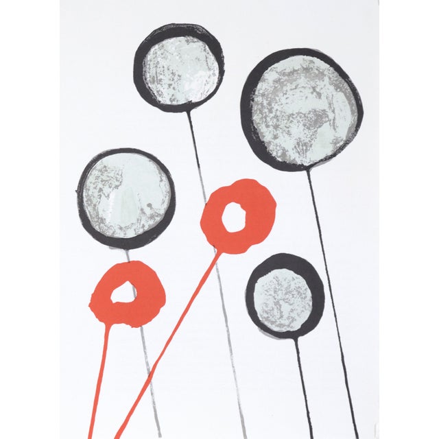 Alexander Calder Mid-Century Derrière Le Miroir Lithograph by Alexander Calder For Sale - Image 4 of 9