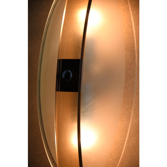 Italian Murano Glass Wall Sconces attributed to Antonio Lupi, 1960s, Set of 2 For Sale - Image 4 of 12
