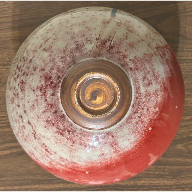 Vintage 1980’s American Contemporary Style Gary Kosmas Art Pottery Clay Rotund Vase For Sale In New Orleans - Image 6 of 7