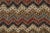 Rug & Kilim 2010s Rug & Kilim’s Antique Tribal Style Rug in Red, Blue and Beige-Brown Chevrons For Sale - Image 4 of 7