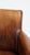 Cognac Colored Sheepskin Dining Room Chair with Armrests For Sale - Image 11 of 15