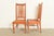 Stickley Style Arts & Crafts Teak and Cane Dining Chairs, Set of Four For Sale - Image 10 of 12