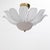 The "Margherita Bianca" ceiling light is a refined example of Murano craftsmanship, entirely handcrafted from fine blown...