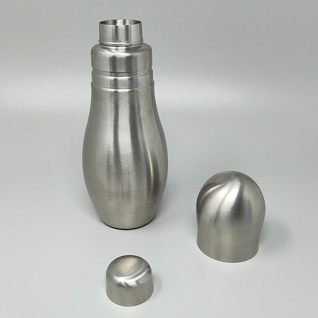 Guzzini Vintage Italian Bowling Cocktail Shaker with Ice Bucket Tauma by Guzzini, 1970s, Set of 2 For Sale - Image 4 of 11