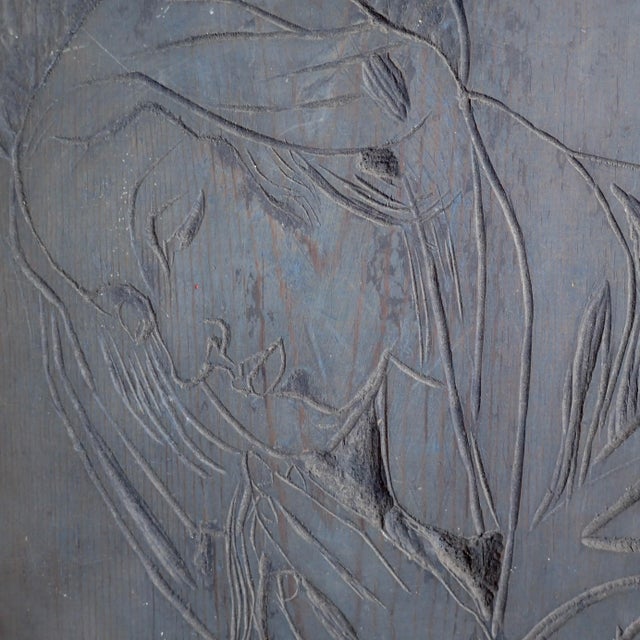 Portraiture Sante Graziani Spiritual Devotional Wood Carving For Sale - Image 3 of 3