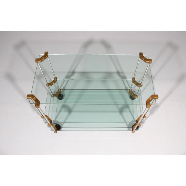 European Glass Apart Trolley by Peter Ghyczy, 1970s For Sale - Image 9 of 10