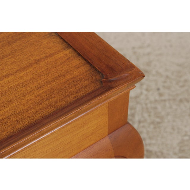 Brown Bench Made Hand Crafted Mahogany Tea Table For Sale - Image 8 of 14