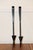 Modern Pair of Sleek, Modernist Wrought Iron Candle Sconces For Sale - Image 3 of 6