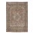 1970s Vintage Persian Handmade Wool Cotton Brown Area Rug For Sale