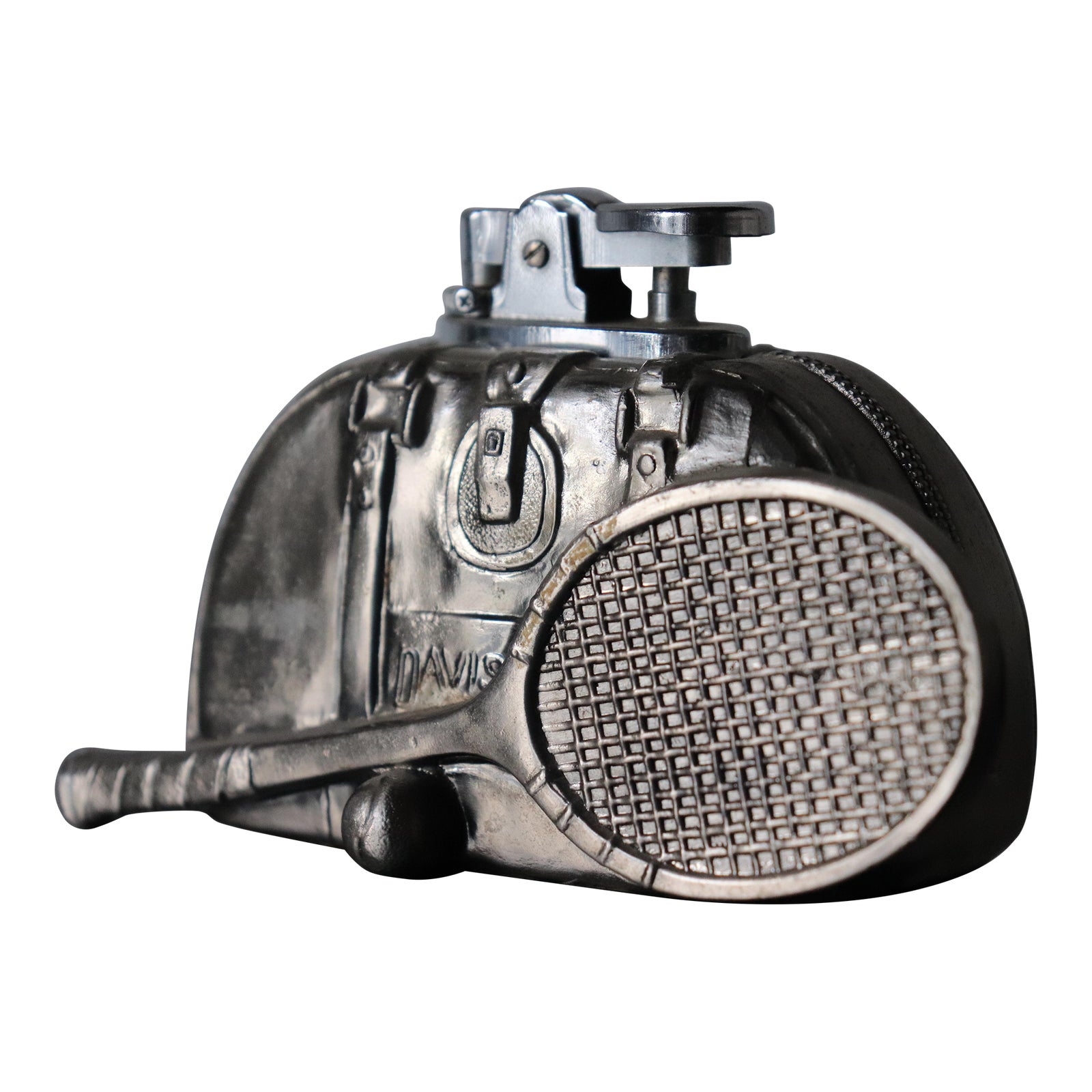 Mid 20th Century Fat Bag Tennis and Racket Lighter-Davis | Chairish