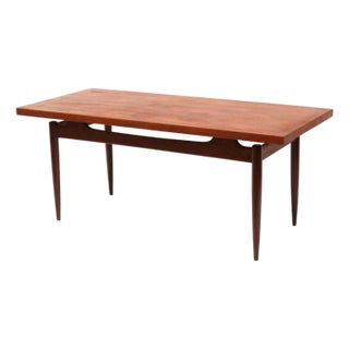 Large Vintage Danish Coffee Table, 1960s For Sale