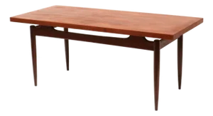Large Vintage Danish Coffee Table, 1960s