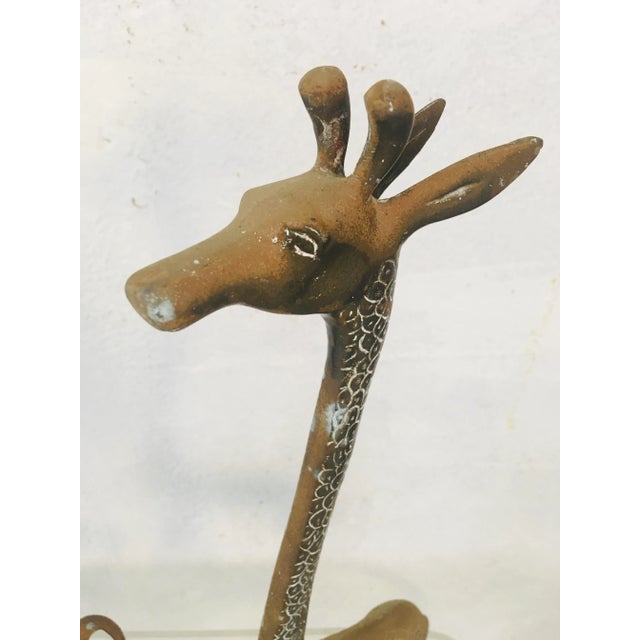 Vintage Brass Giraffes, a Pair For Sale In Charleston - Image 6 of 10