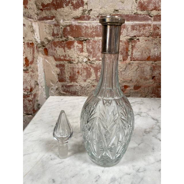 Mid-Century Modern 1970s Vintage Italian Mid-Century Glass Decanter For Sale - Image 3 of 7