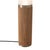 1980s Tambo Cylindro, 60" Accent Floor Lamp, Natural Ash, Weathered Brass For Sale In Los Angeles - Image 6 of 7